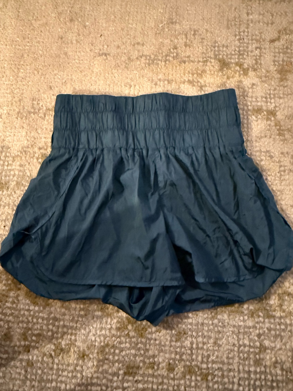 FP Movement by Free People Teal Athletic Layered Shorts